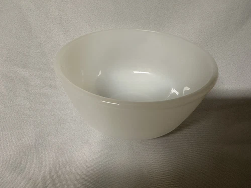 Vtg Fire King Ware Anchor Hocking White 5" Cereal Chili Bowl USA Milk Glass