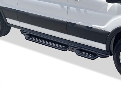 2015-2024 Ford Transit Full Size Van APS Black Side Step Side Bars