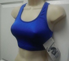 Royal Blue Racer Back Bra Crop Top Major Motion Dancewear Lined Sm Adlt 3120 NWT
