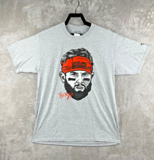 Baker Mayfield Cleveland Browns Fanatics Tee Shirt Gray Mens Large NWT