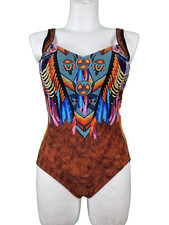 Sunflair Badeanzug Größe 36 B - 38 B, C - 40 C Cup Bademode Schwimmanzug Braun