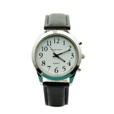 ENGLISH Talking Watch Elderly Visually Impaired 2 FREE BATTERY Loud Clear Voice