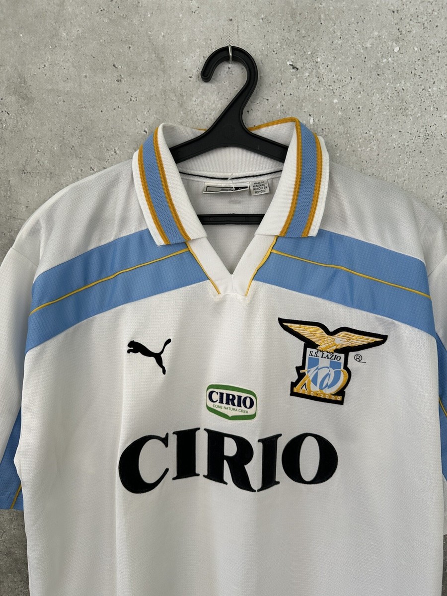 SS LAZIO 1999 2000 CENTENARY AWAY FOOTBALL SHIRT PUMA JERSEY