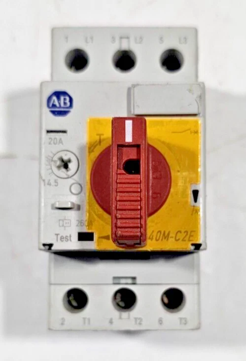 ALLEN BRADLEY 140M-C2E-C20 Used Working Motor Control Motor Starter