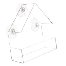 Window Bird Feeder Crystal Clear Suction Feeders Easy Clean Wild