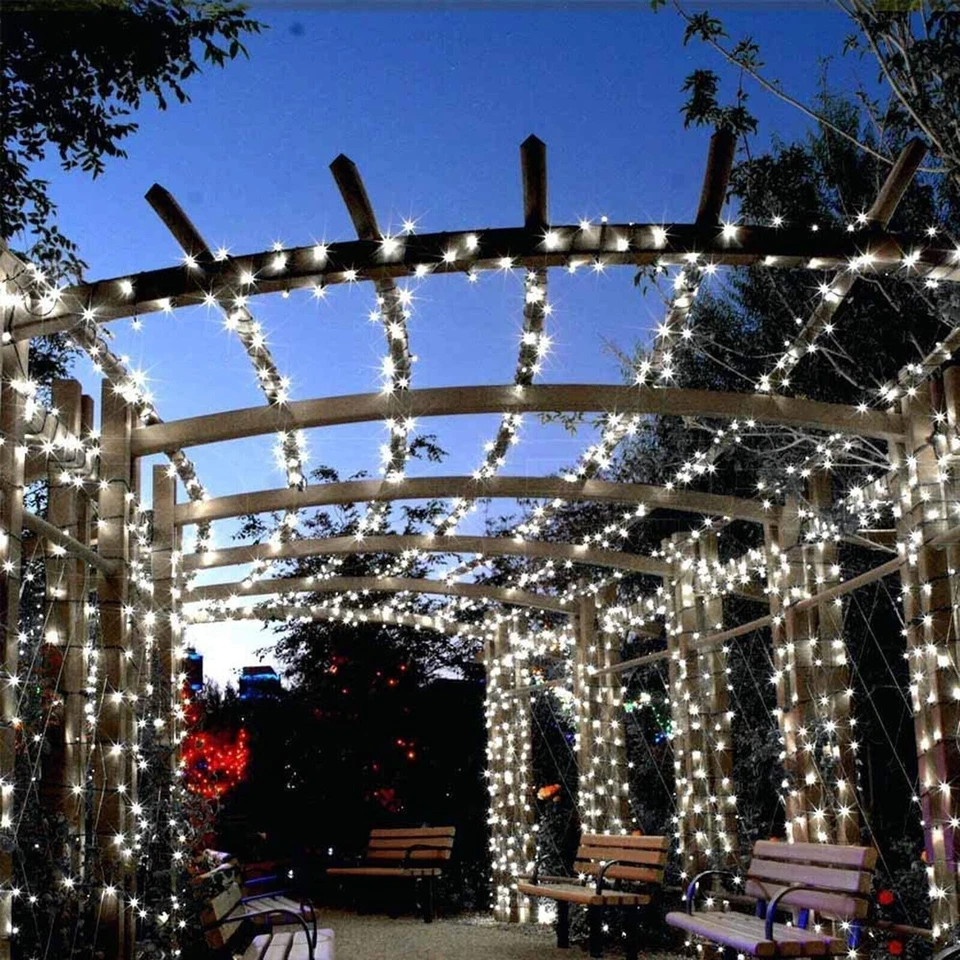 Solar Fairy String Lights 100/200/500 LED Outdoor Garden Christmas Party Decor - image 3 of 4