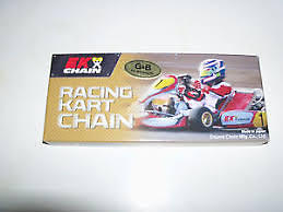 GO KART RACING  EK SPACED GOLD HIGH TENSIL CHAIN 45 INCH 120 LINK #35 EKCHT120