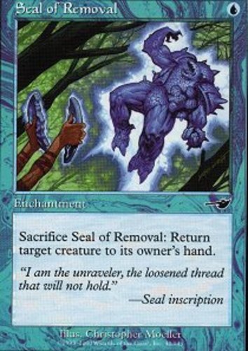 MTG magic cards 2x Seal of Removal Nemesis Light Play, English | eBay