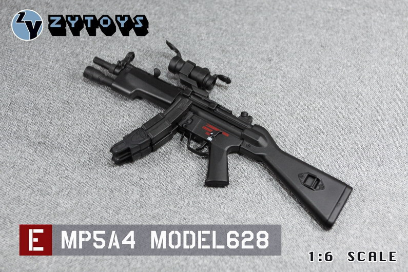 ZYTOYS ZY8042E 1/6 MP5A4 WWII Gun Rifle Weapon Model Fit 12