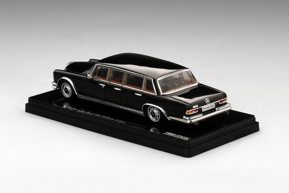 1964 MERCEDES 600 PULLMAN 6 DOOR BLACK - TRUESCALE MINIATURES TSM164335 1/43 - Image 3 of 4
