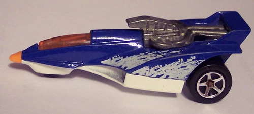 RARE VINTAGE XT-3 JET POWER DRAGSTER BLUE METAL 1984 HOT WHEELS GUC