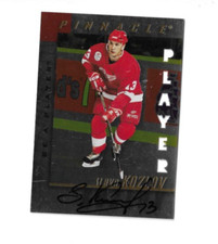 1997-98 Pinnacle Be A Player Die-Cut #97  Slava Kozlov  Auto