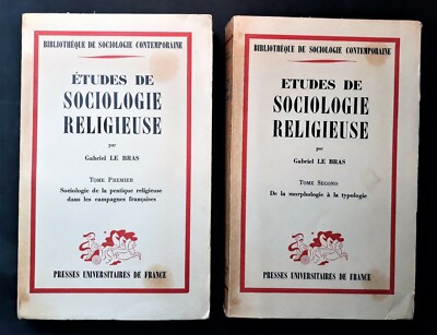 Studium der Religionssoziologie - 2 Bände von Gabriel LE ARM
