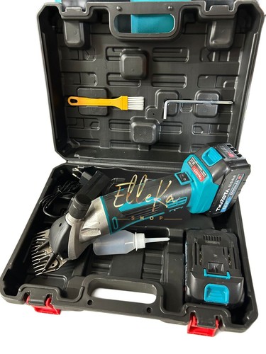 TOSAPECORA TOSATRICE DOPPIA BATTERIA 68v 6ah PER PECORE 800-1500w - Foto 2 di 2