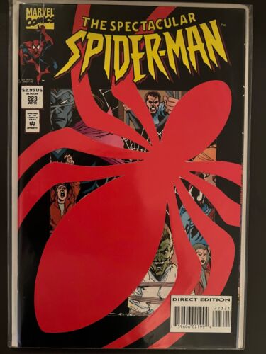 The Spectacular Spider-Man (1976) #223 Marvel Comics Die Cut Cover - Zdjęcie 1 z 1