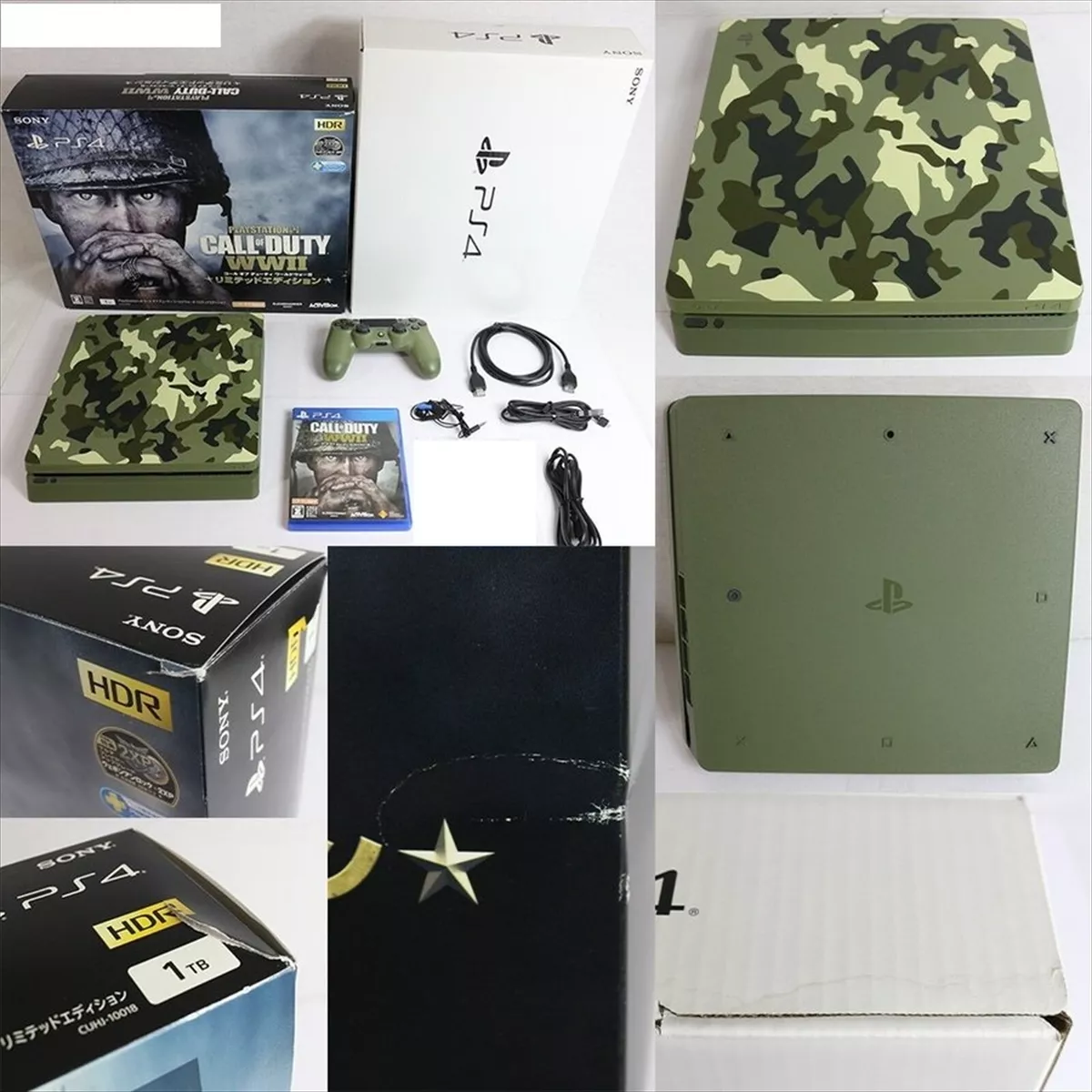 Sony PlayStation 4 PS4 Call Of Duty WWII Limited Edition Box Game Console  Japan