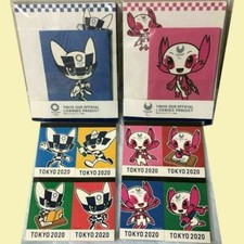 Lot de 4 blocs-notes neufs Tokyo 2020 Olympic and Paralympic Japan lettre lim...