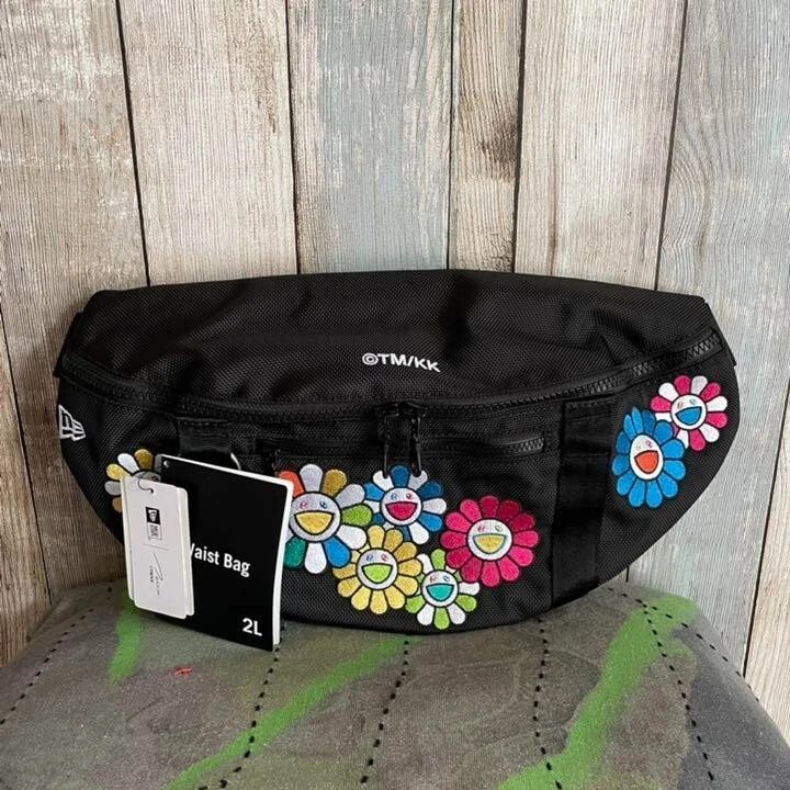 NEW ERA × TAKASHI MURAKAMI Waist Bag Flower Black Brand New