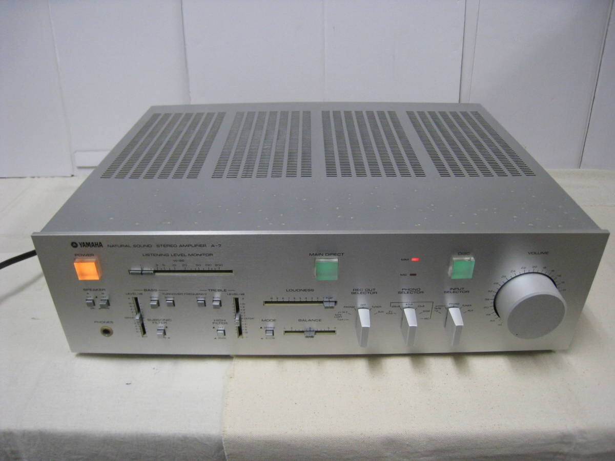 YAMAHA Integrated Amplifier A-7 #9 | eBay