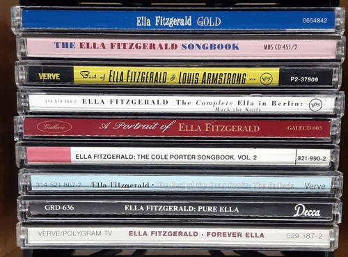 Ella Fitzgerald JAzz CD lot x 9 Gold Berlin: Mack The Knife Louis Armstrong Pure - Picture 3 of 3