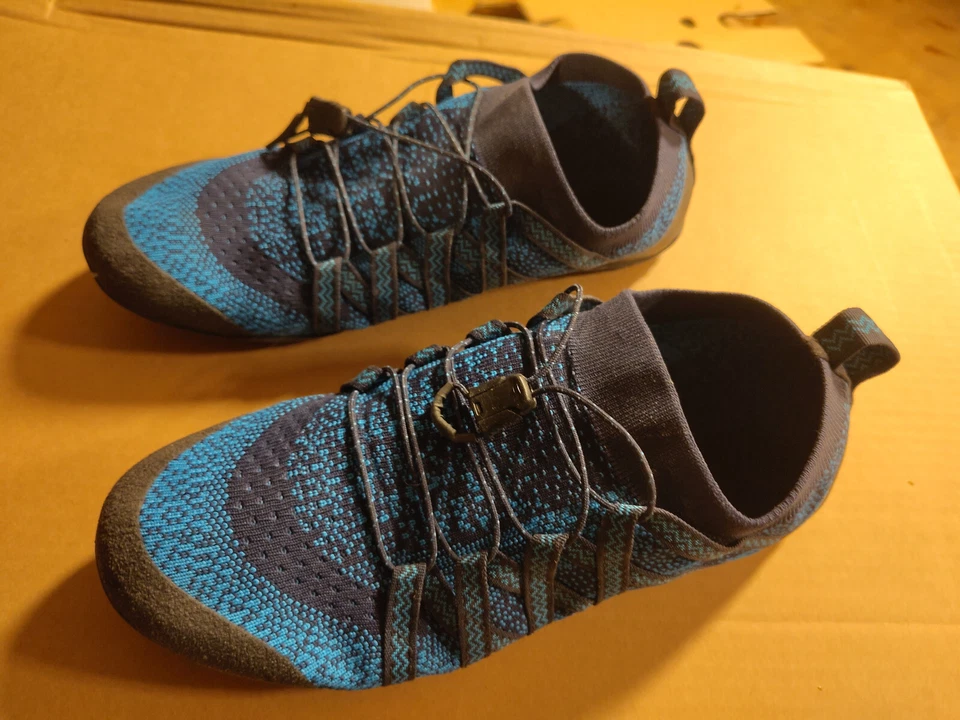 Meindl Barfuß Wanderschuhe pure freedom blau Gr. 41,5