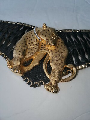JOSE COTEL JAGUAR GORGEOUS DETAIL BELT FRANCE SIGNED | eBay