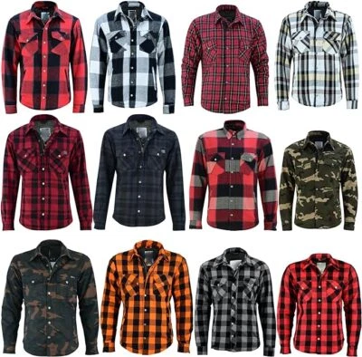 MOTORRAD CRUISER ARAMID HEMD BIKER MOTORRAD LUMBER JACKE HERREN MOTORRAD HEMD. - Bild 1 von 2
