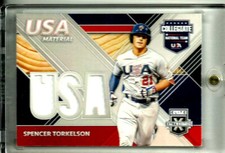 Spencer Torkelson 2020 Panini Elite Extra Edition USA Material Jersey/Patch 🔥🔥