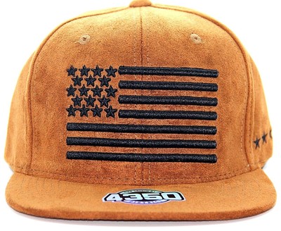 camel suede cap