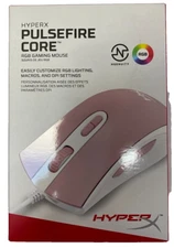 HyperX Pulsefire Core RGB Gaming Mouse 7 Programmable Buttons Pink/White 639P1AA