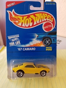 hot wheels 67 camaro yellow
