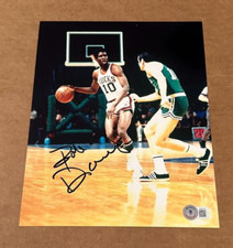 BOB DANDRIDGE SIGNED MILWAUKEE BUCKS 8X10 PHOTO BECKETT COA AUTHENTIC