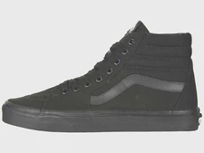Adult Unisex  Shoes Vans SK8-Hi™ BLACK/BLACK  Size MEN'S 9.5 WOMEN'S11.0