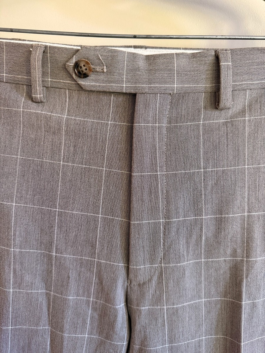 Lauren Ralph Lauren Mens Classic Fit Flat Front Dress Pants 36 32 Gray |  eBay