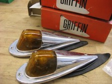 2 Vintage Griffin 117 Cab Marker Clearance Lights