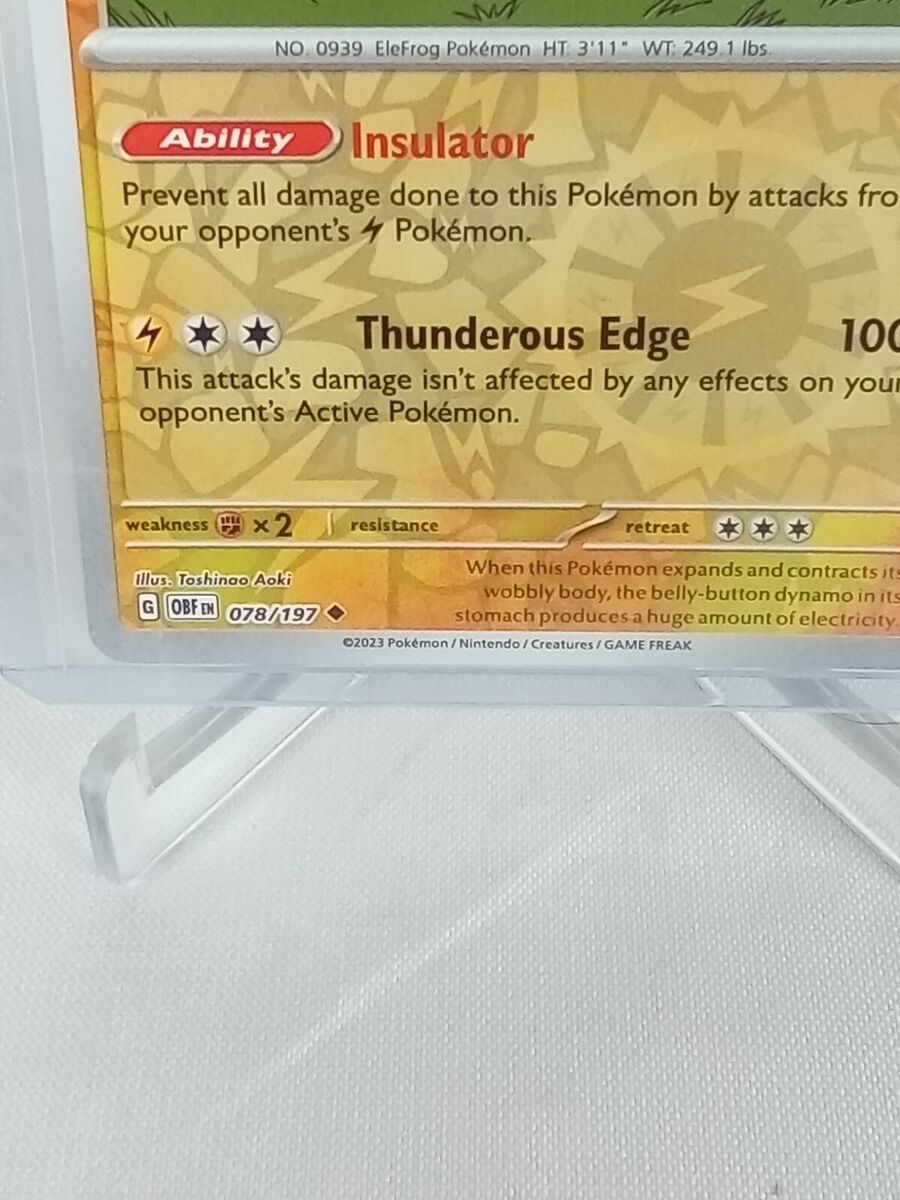 Bellibolt Reverse Holo #78 Pokémon Card 2023 | eBay Bellibolt Reverse Holo #78 Pokémon Card 2023 | eBay
