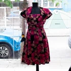 Vintage Luisa Spagnoli authentic dress and bolero printed cotton
