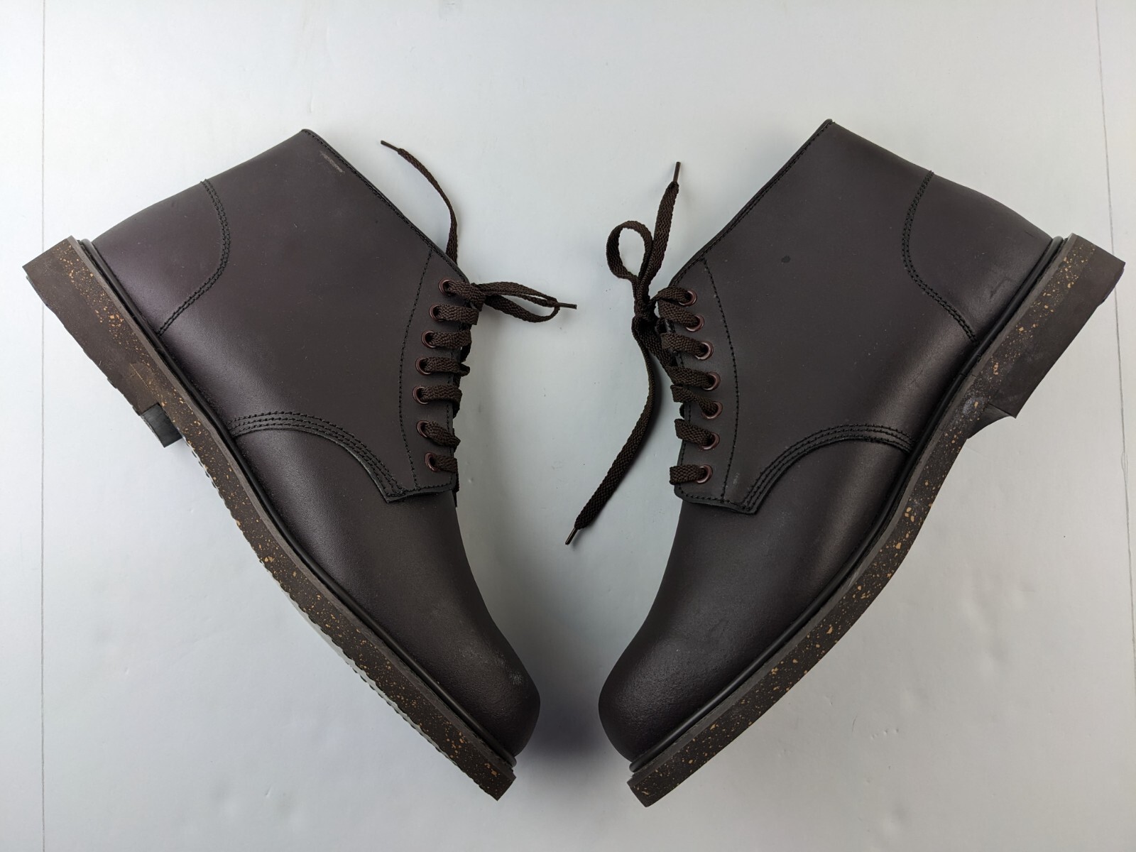 SAOLA Shoe Corp Uomo 15 XW Stivaletti Chukka Pelle Marrone Suola Vulcaniana Scarpa Classica