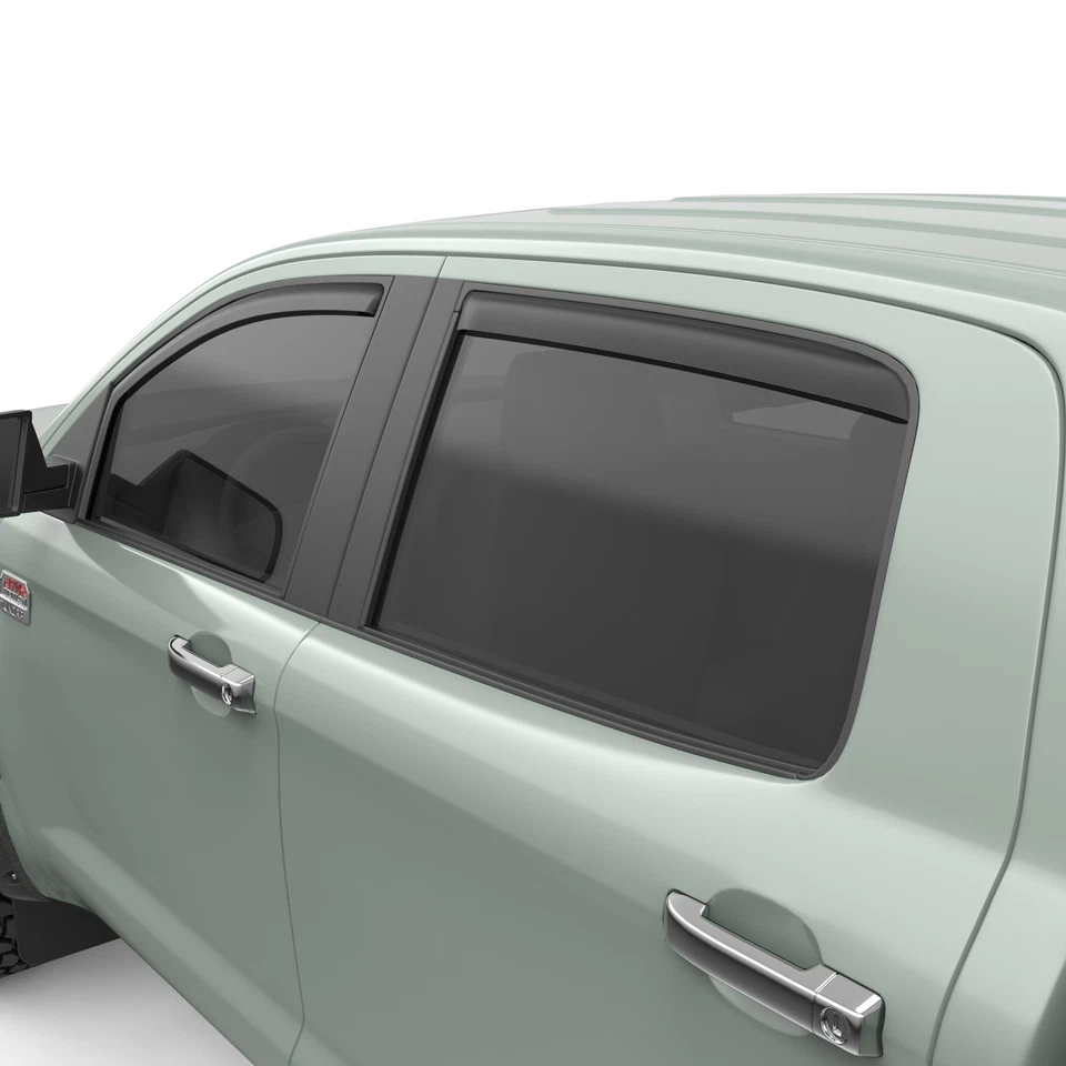 EGR 575195 InChannel Window Visors 4Pc Matte Black Crew Cab For 07-21 Tundra - Image 2 of 2