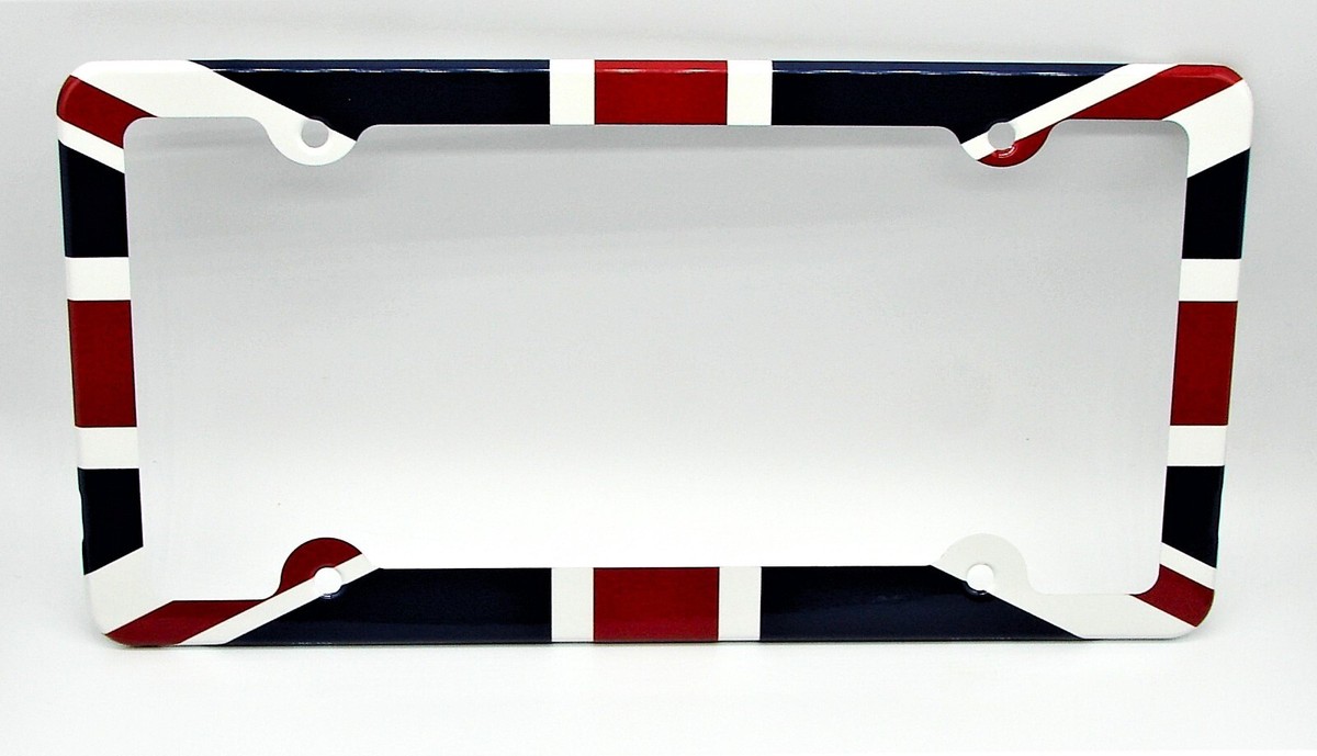 Union Jack License Plate Frame