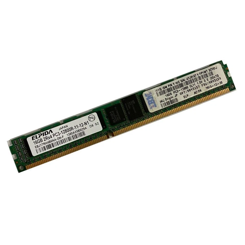 IBM EBJ17RH4B6NA-GN-F 16GB DDR3-1600MHz PC3-12800 ECC Registered Memory Module - Image 2 of 3