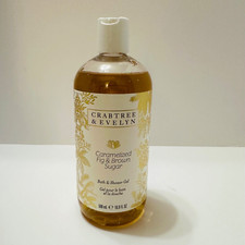 Crabtree  Evelyn CARMELIZED FIG  BROWN SUGAR Bath  Shower Gel 16.9 Fl Oz New