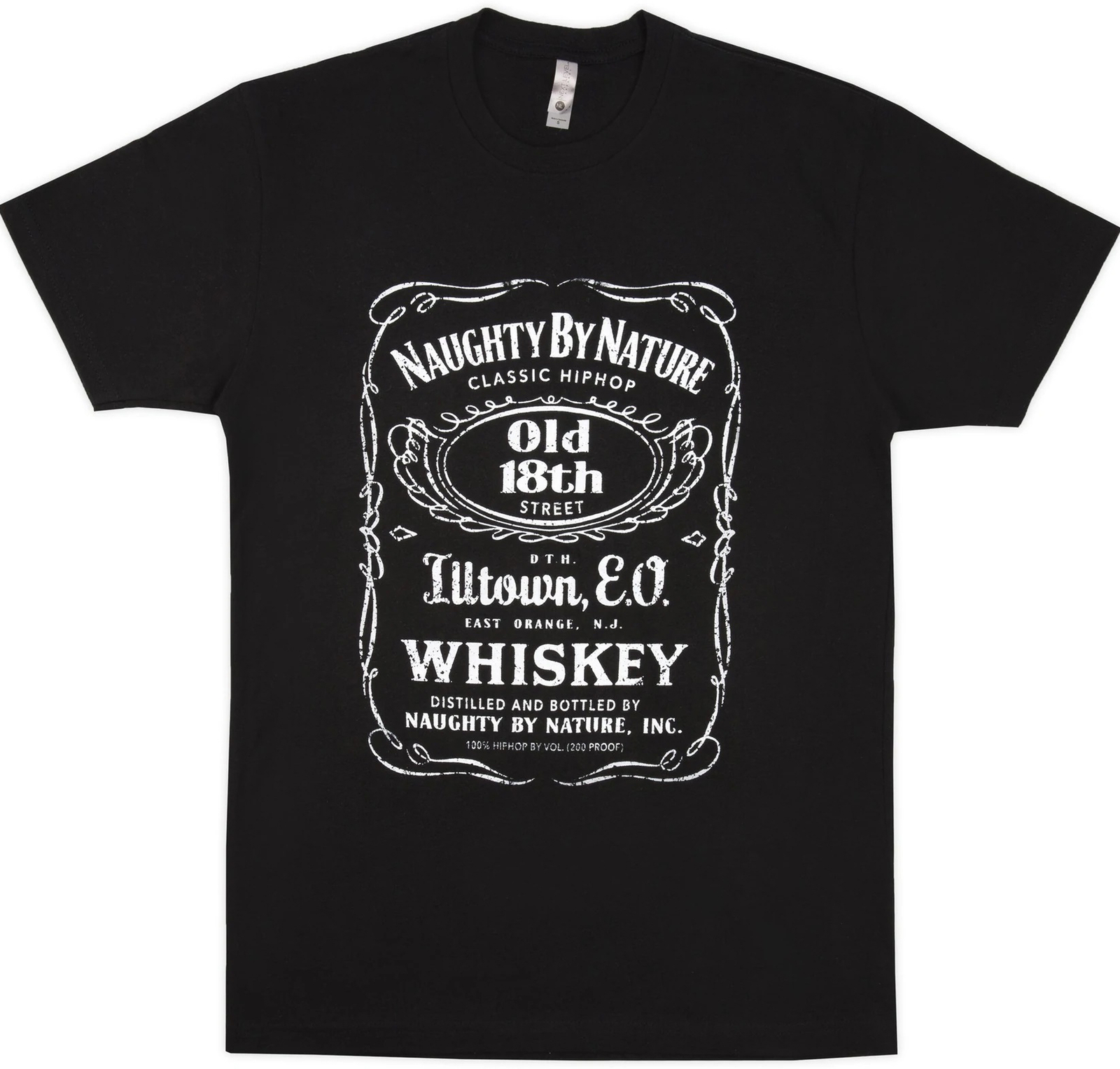 Whiskey Classic Hip Hop Naughty by Nature Illtown Swing Swang Vintage T Shirt