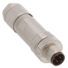 1pk PHOENIX CONTACT - IC 1424666 Circular M12 Plug, A Code, 4 Position, Pus