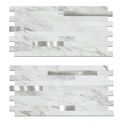 20 Pieces Peel and Stick PVC Mosaic Backsplash,for Kitchen Backsplash,Etc