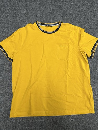 Ben Sherman, Ben Sherman Men's Vintage Yellow T-Shirt Size XL Stretchy Short Sleeve