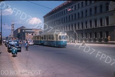 ORIGINAL TROLLEY SLIDE RBK Munich Germany SWM 872 Action;c.1955