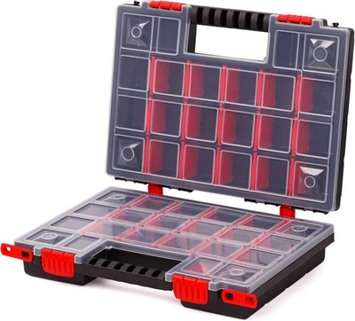 Mivos Doppelseitig Sortimentskasten 344 x 249 x 100 mm - 2 seitig Sortimentsbox