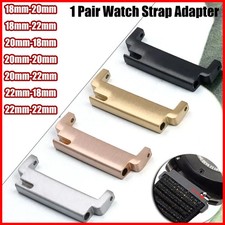 1 Pair Watch Strap Adapter 18-22mm Quick Release Pins Connectors for Watchband