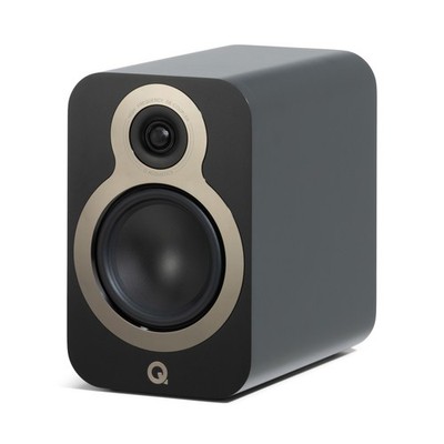 Q-Acoustics 3020C Regal-Lautsprecher, schwarz - Paarpreis! (UVP: 499,-  ]